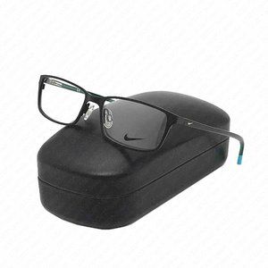 NIKE Unisex Kids NK5580 018 52mm Satin Black Teal Nebula Eyeglasses